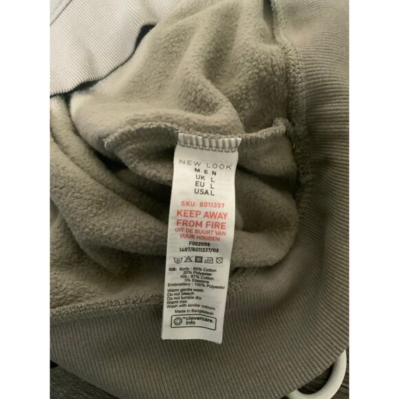 New Look - Men's Hoodie with Tiny Rose Embroidery - USED - Picture 5 of 5